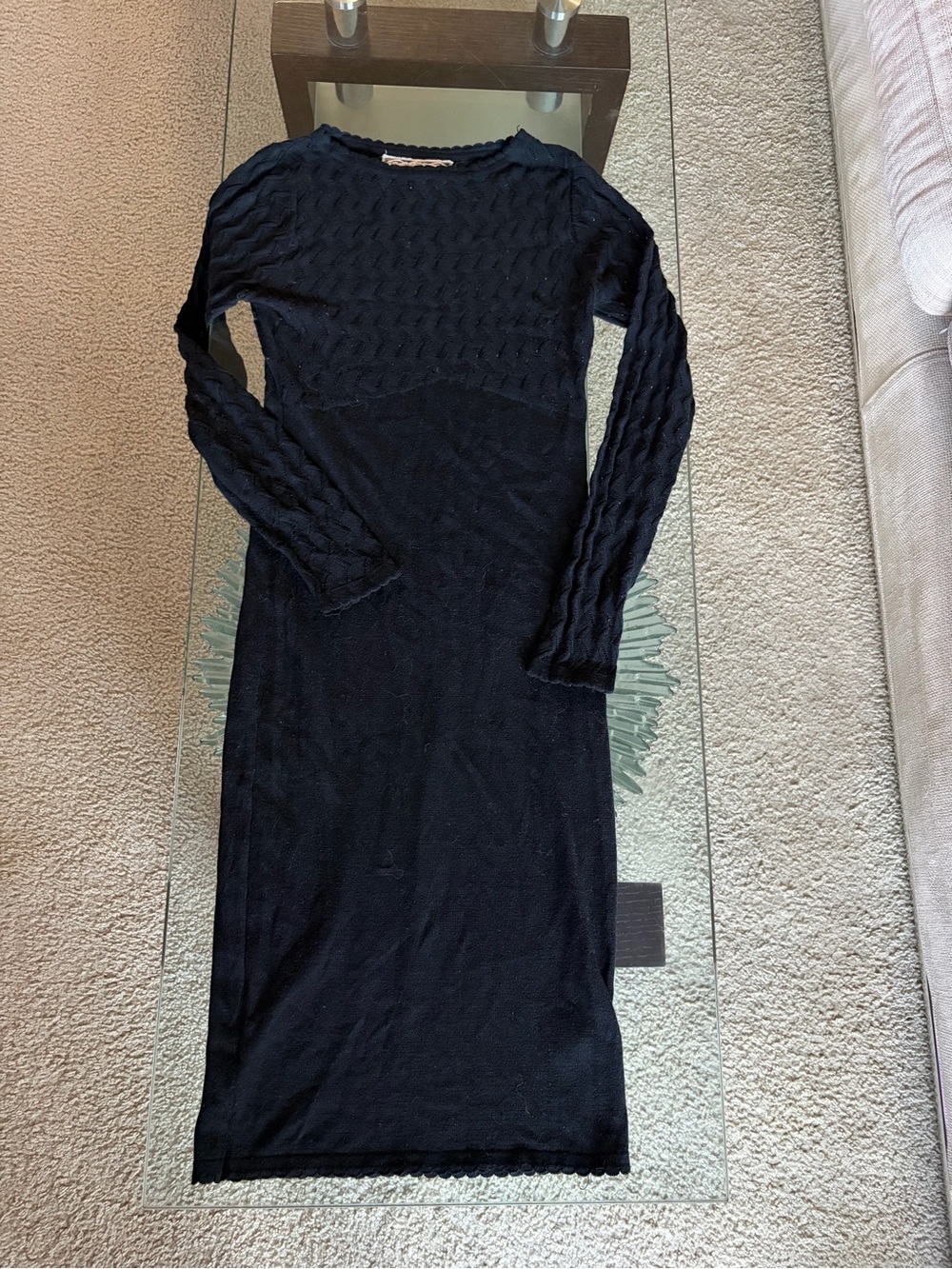 💜 Pink Martini Black Knit Dress